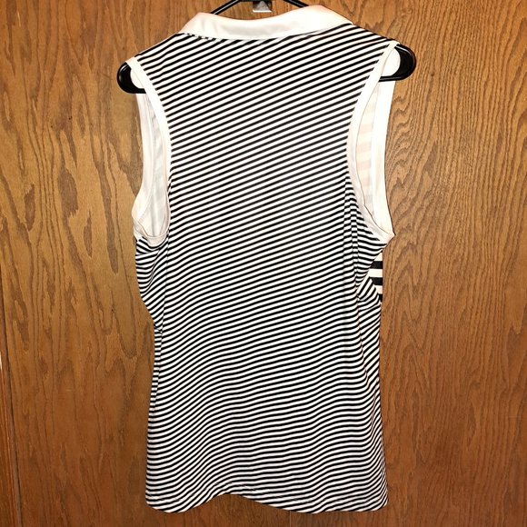 Nike Golf Dri fit Sleeve less Button Top size Large - Picture 2 of 6